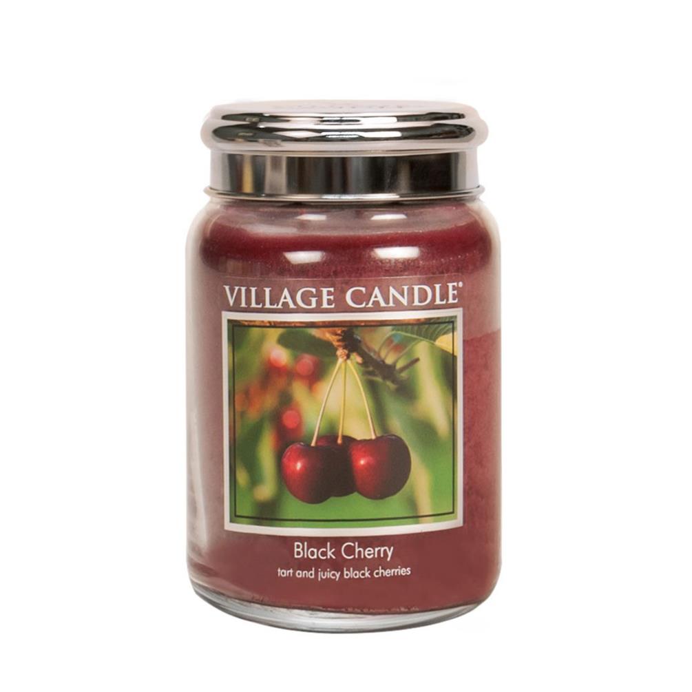 Village Candle Black Cherry Large Jar £17.99